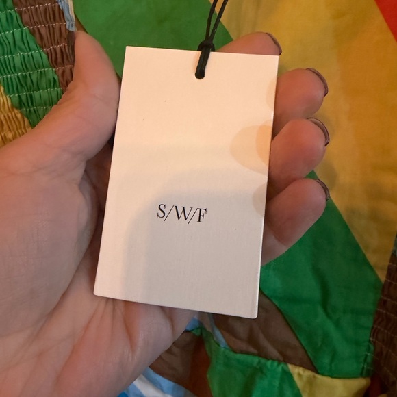 Anthropologie NEW S/W/F Colorful Striped Mini Dress - Picture 5 of 6